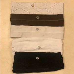 5 Pack Lululemon Headbands